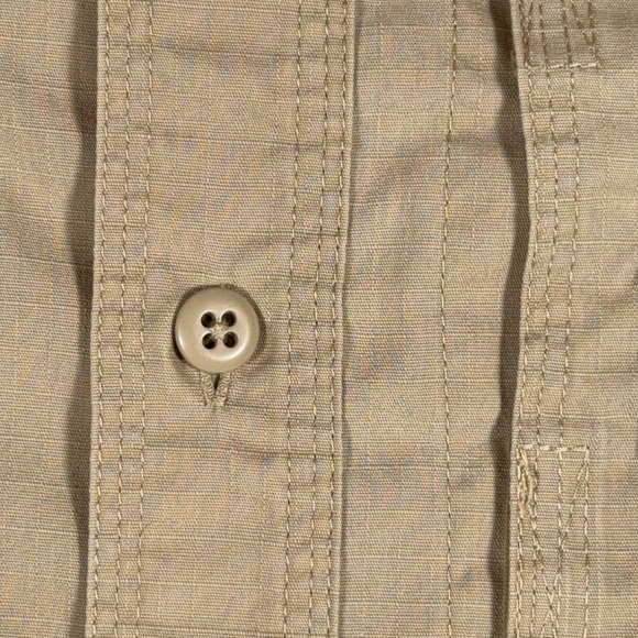 511 Tactical Shirt Adult LARGE Brown Series Ripstop Workwear Utility Pockets - Picture 4 of 10